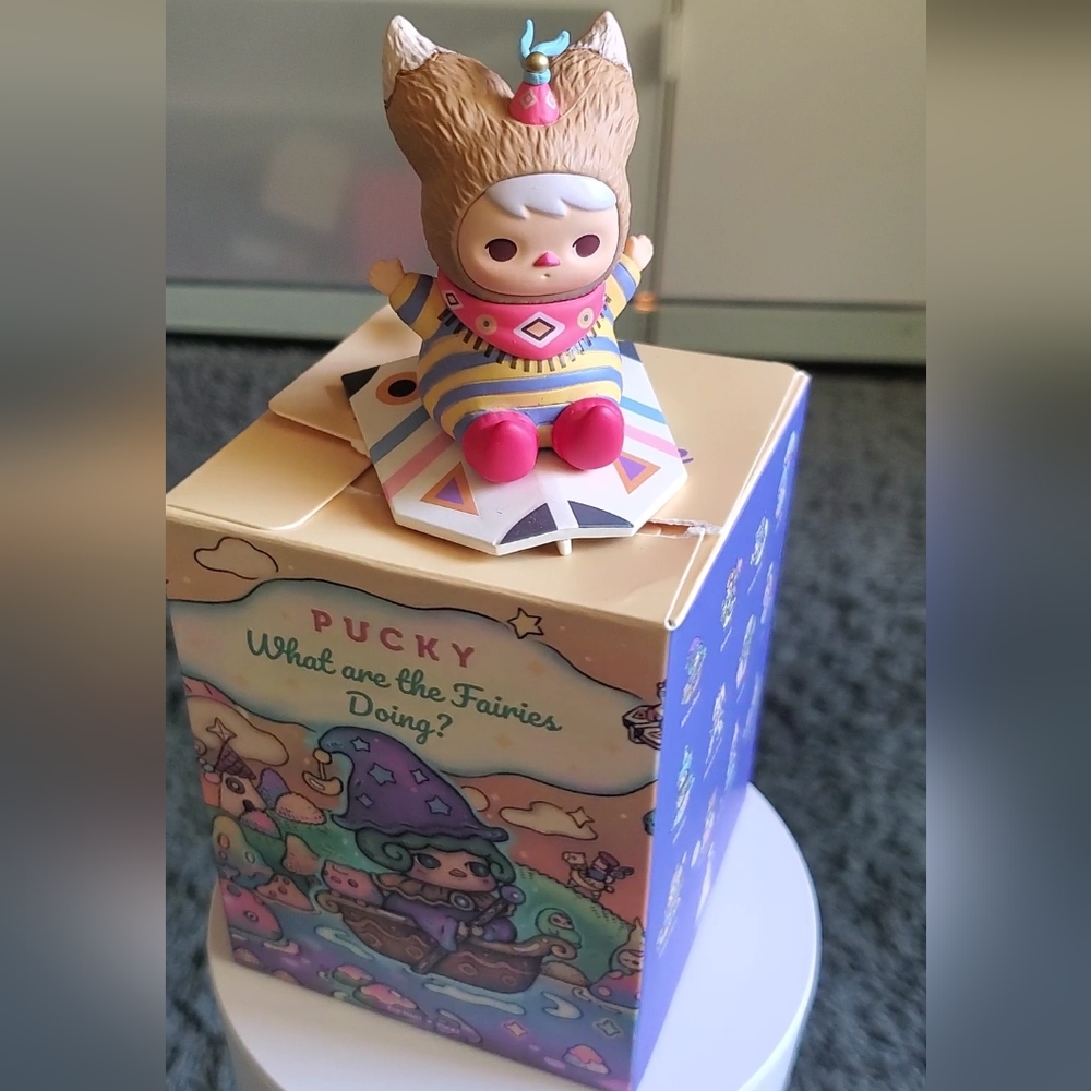 POPMART Pucky What Are The Fairies Doing Series Blind Box, Paper Plane